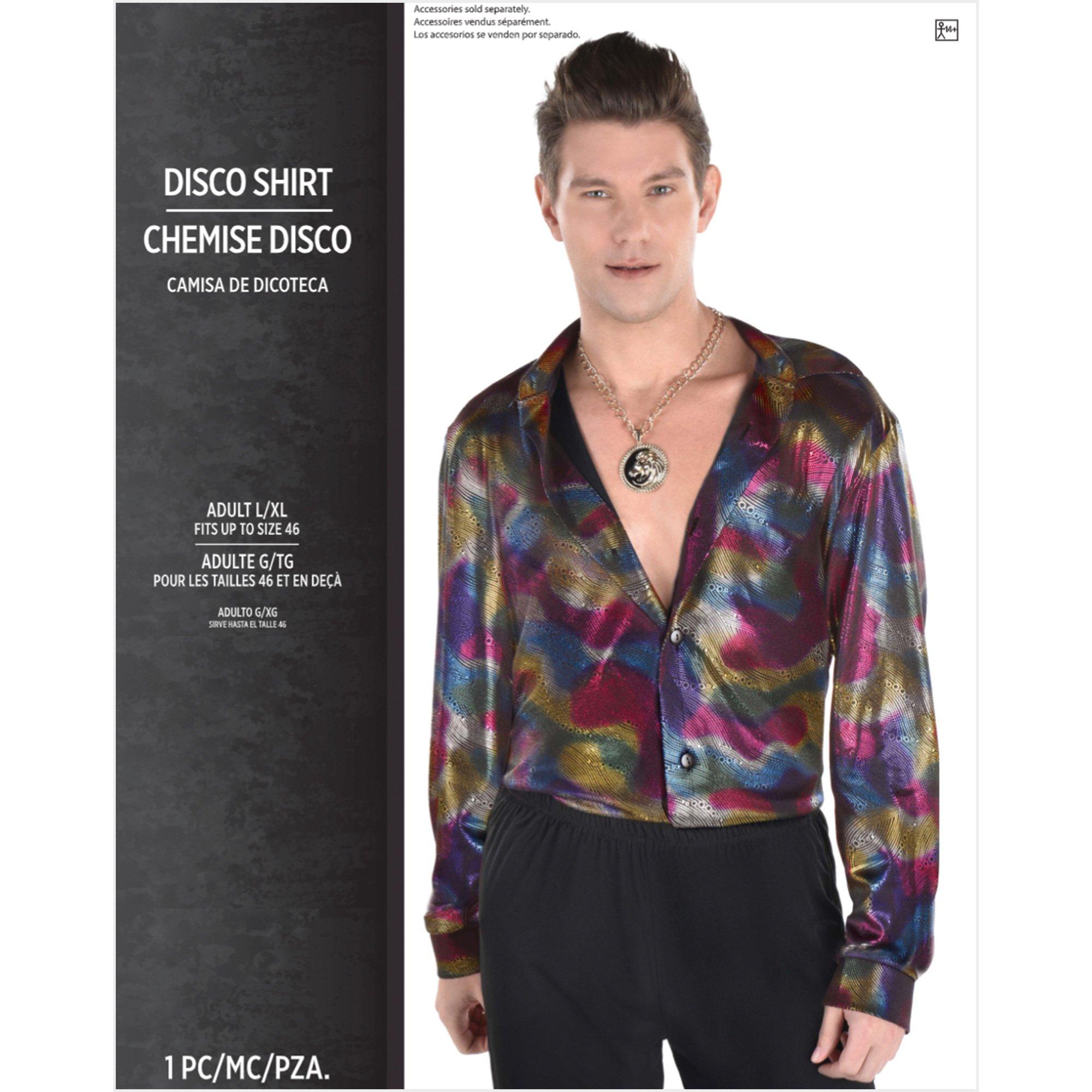 Adult Disco Button-Up Shirt