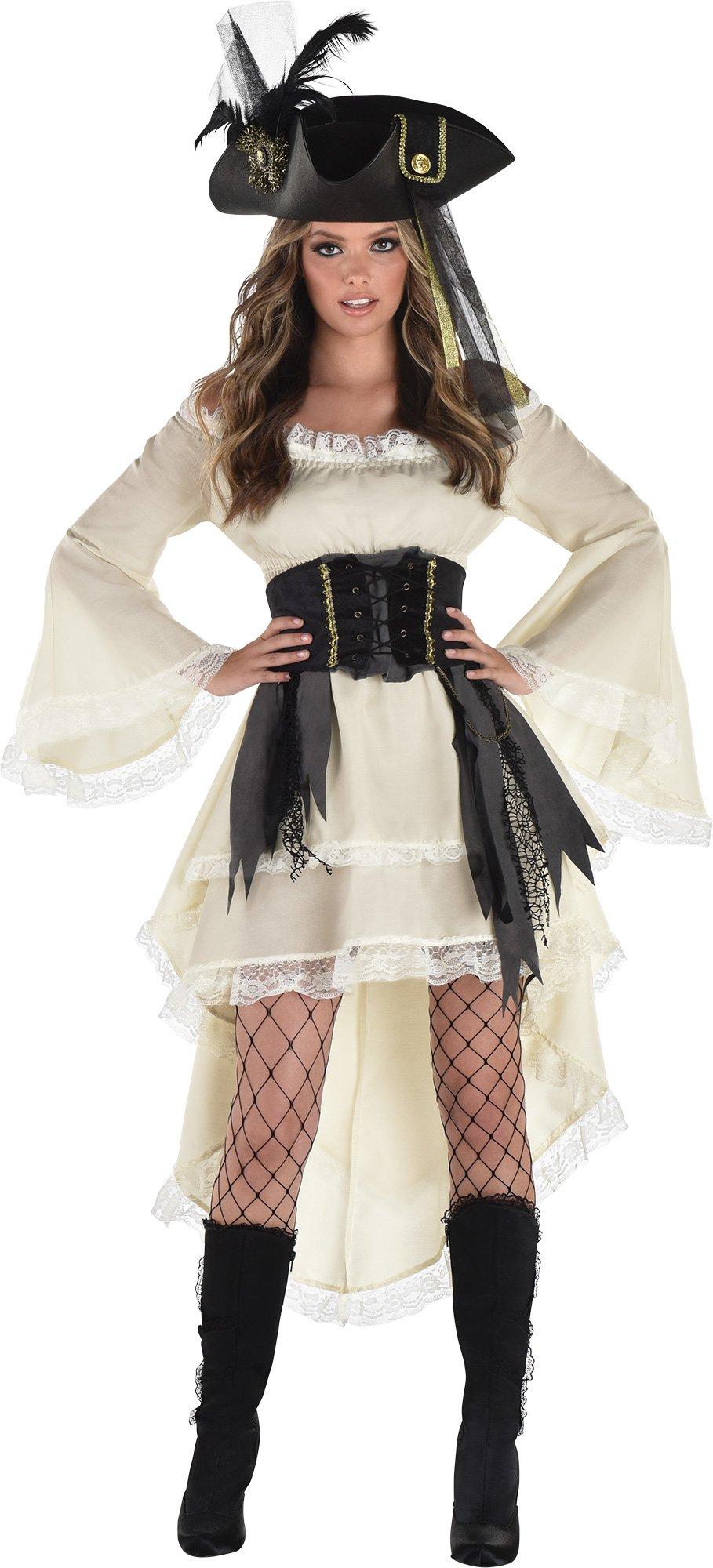 Adult Cream Pirate Dress