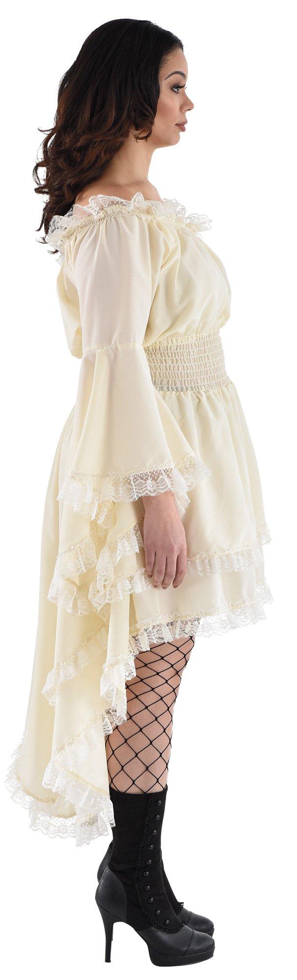 Adult Cream Pirate Plus Size Dress