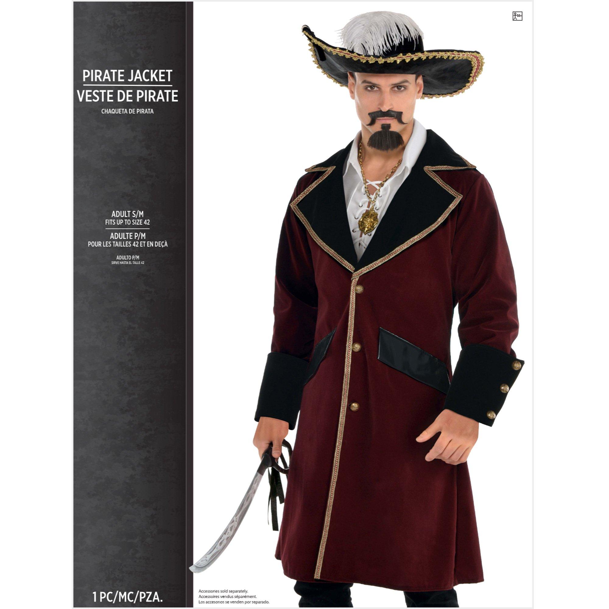 Adult Pirate Captain Jacket