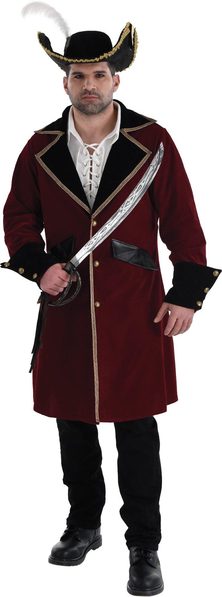 Adult Pirate Captain Plus Size Jacket