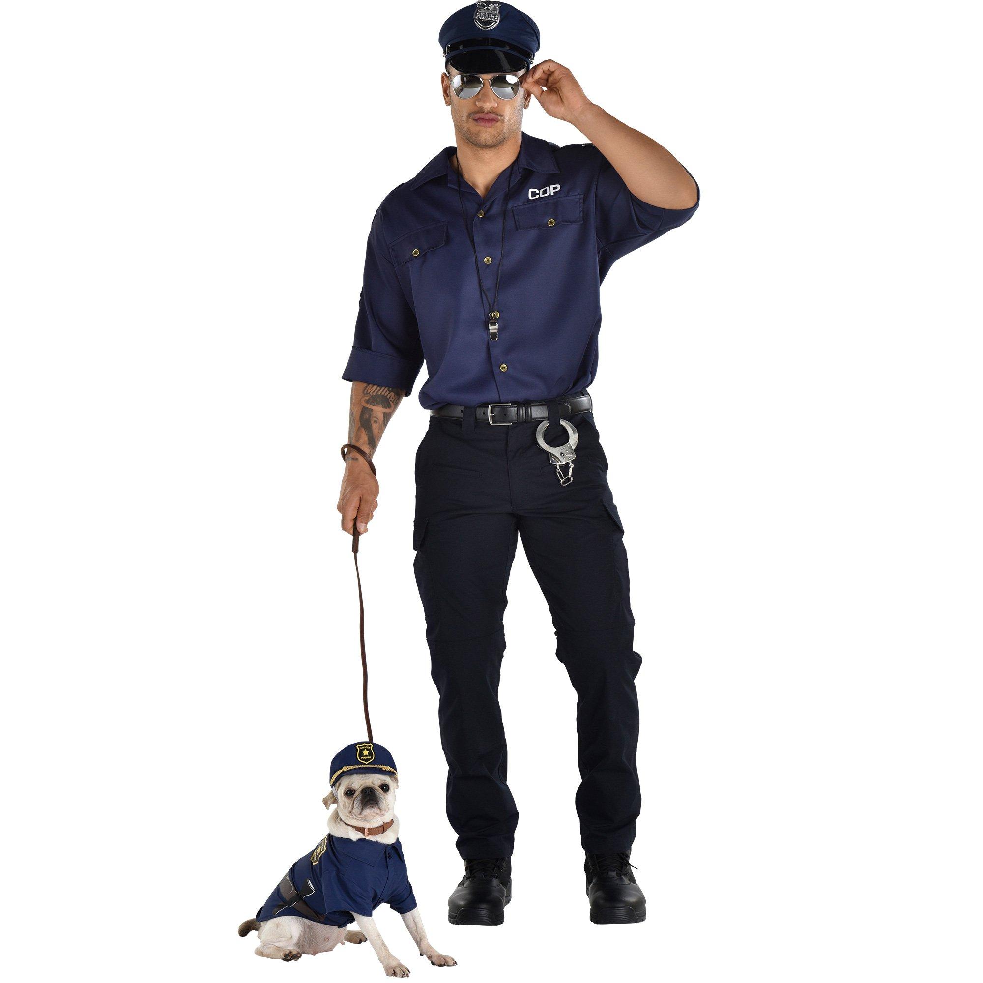 Adult Cop Costume Shirt