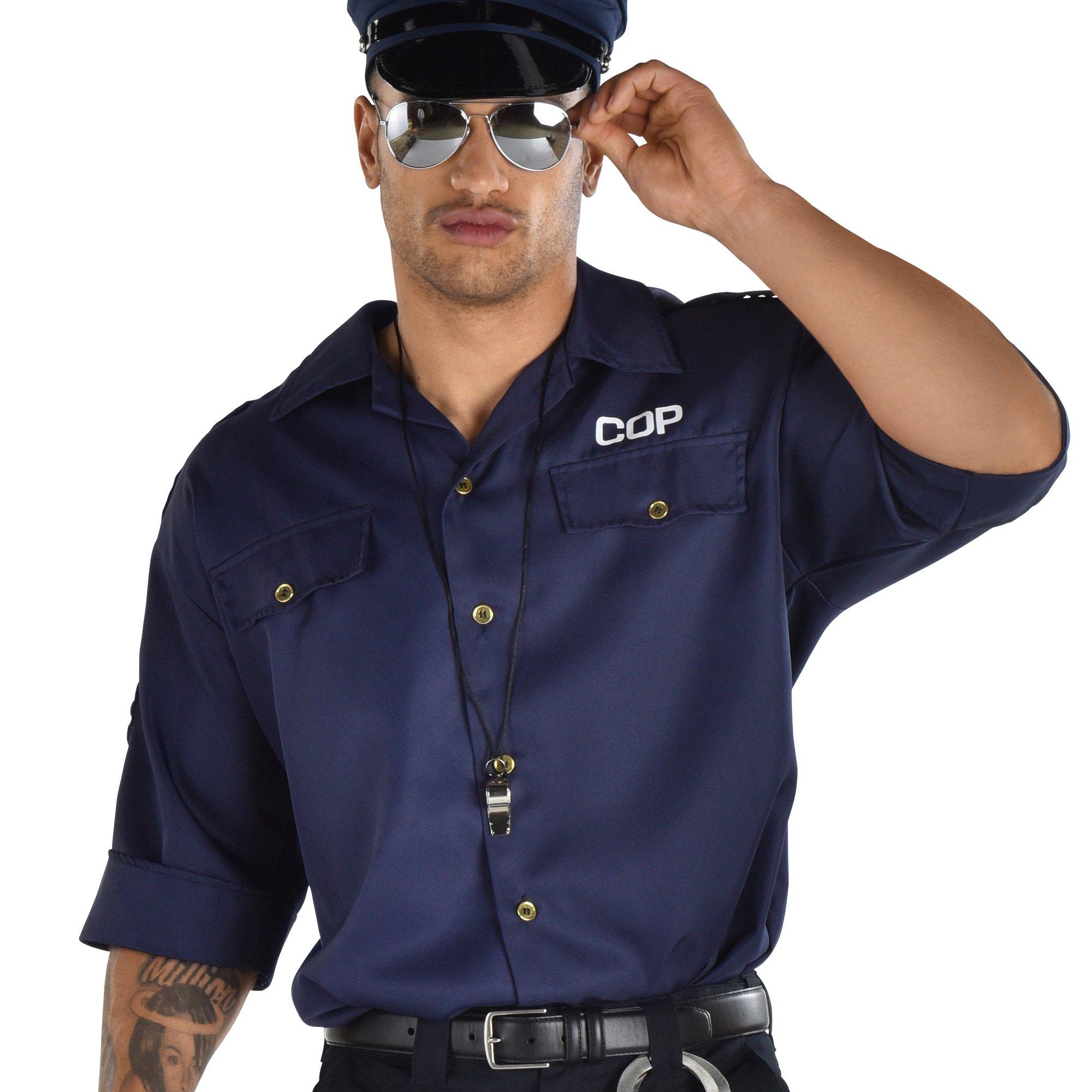 Adult Cop Costume Shirt