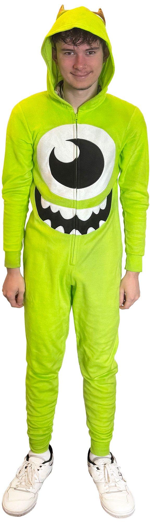 Adult Mike One Piece Zipster Costume - Pixar Monsters, Inc.