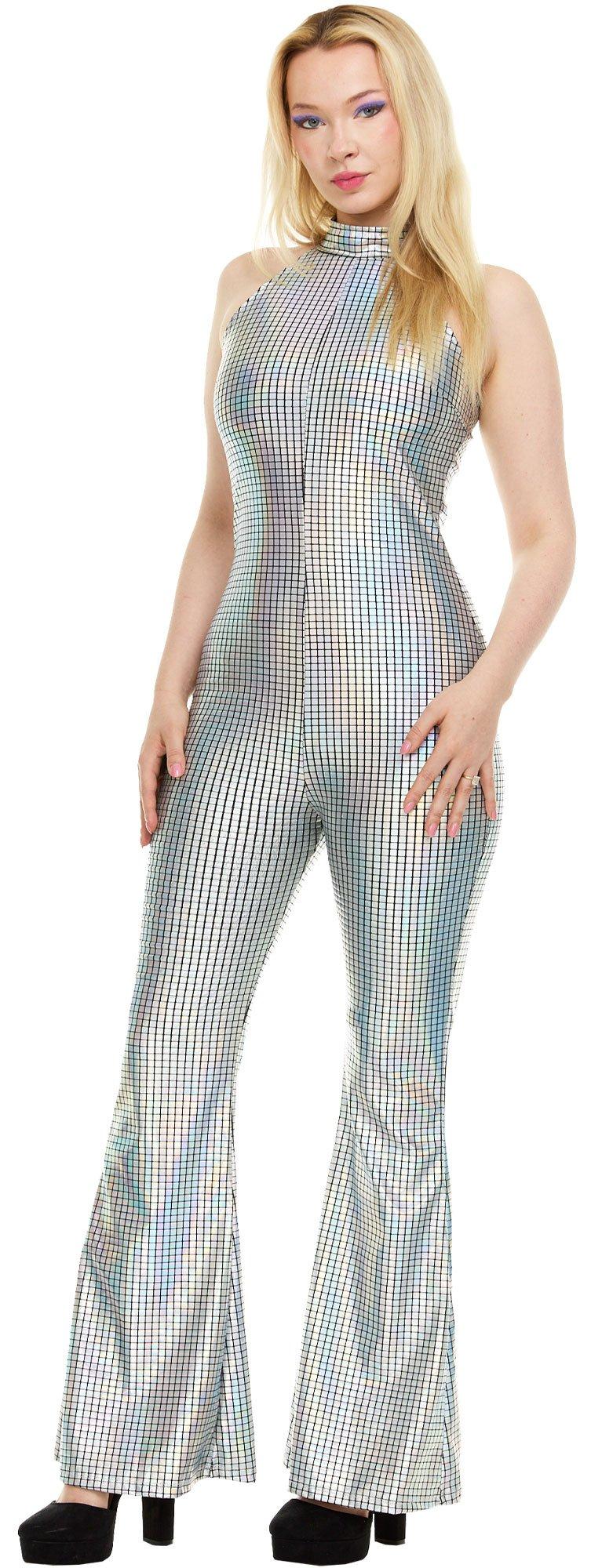 Adult Disco Ball Jumpsuit Costume