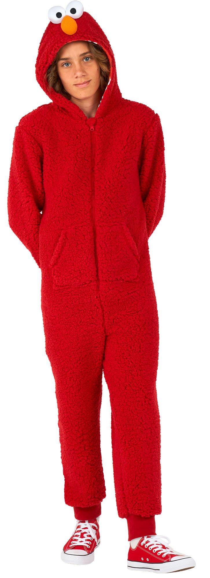 Kids' Plush Elmo One Piece Zipster Costume - Sesame Street