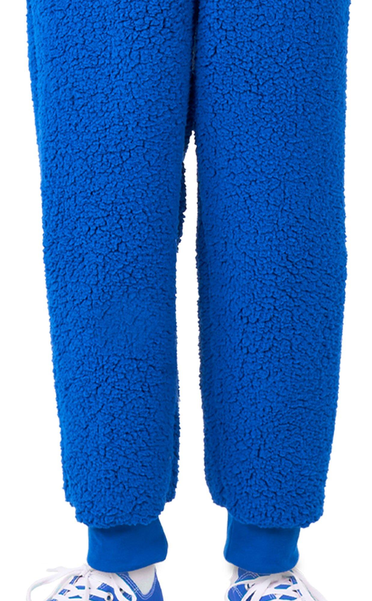 Kids' Plush Cookie Monster One Piece Zipster Costume - Sesame Street