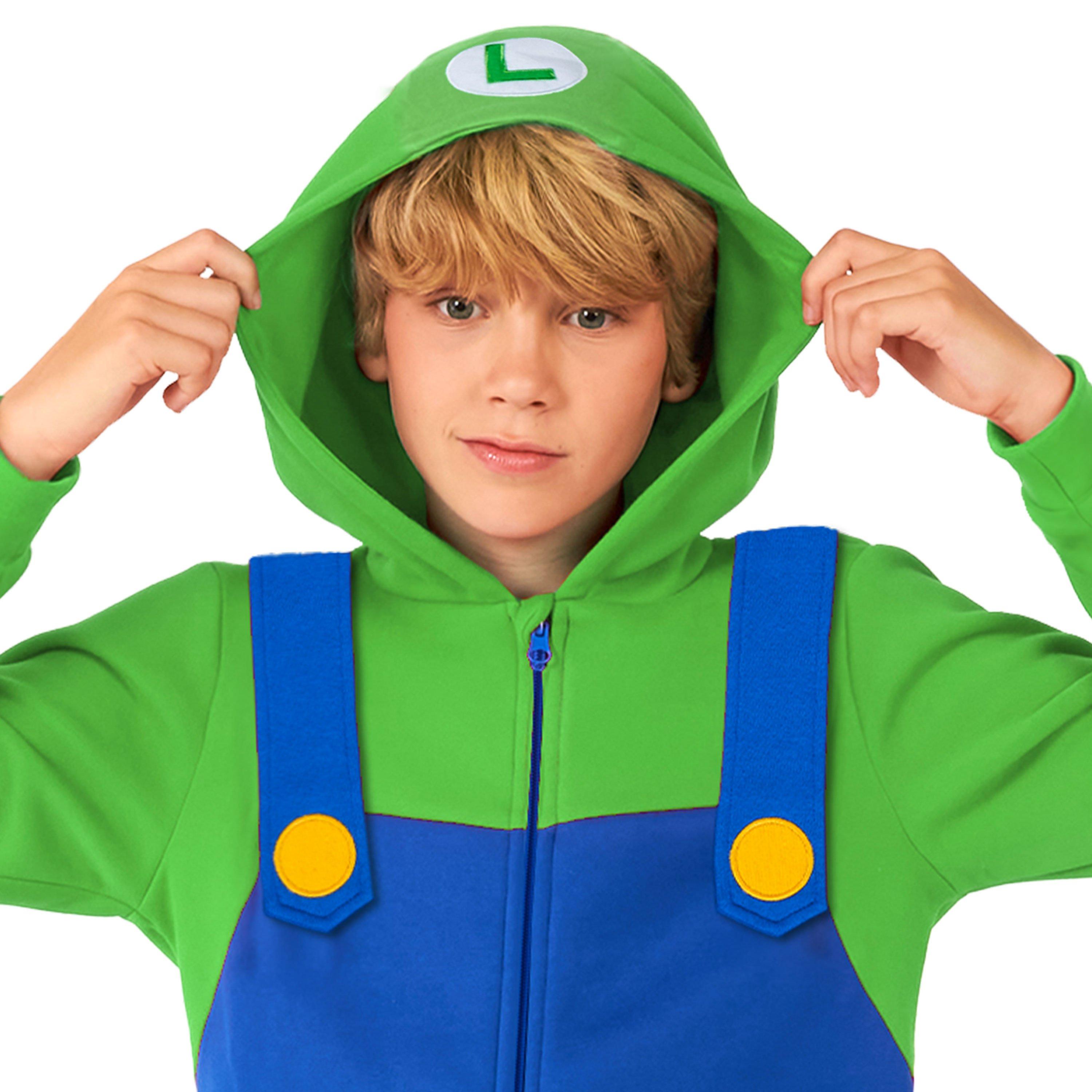 Kids' Luigi One Piece Zipster - Nintendo