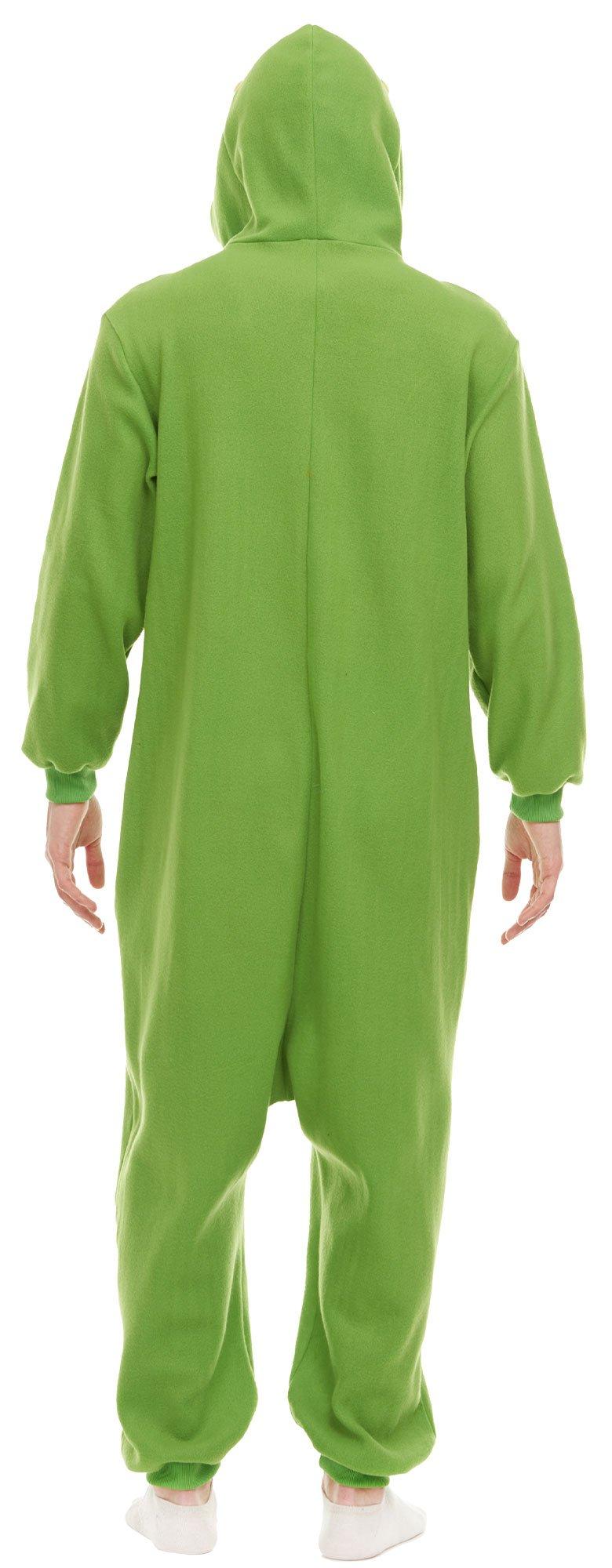 Adult Alien One Piece Zipster Costume 