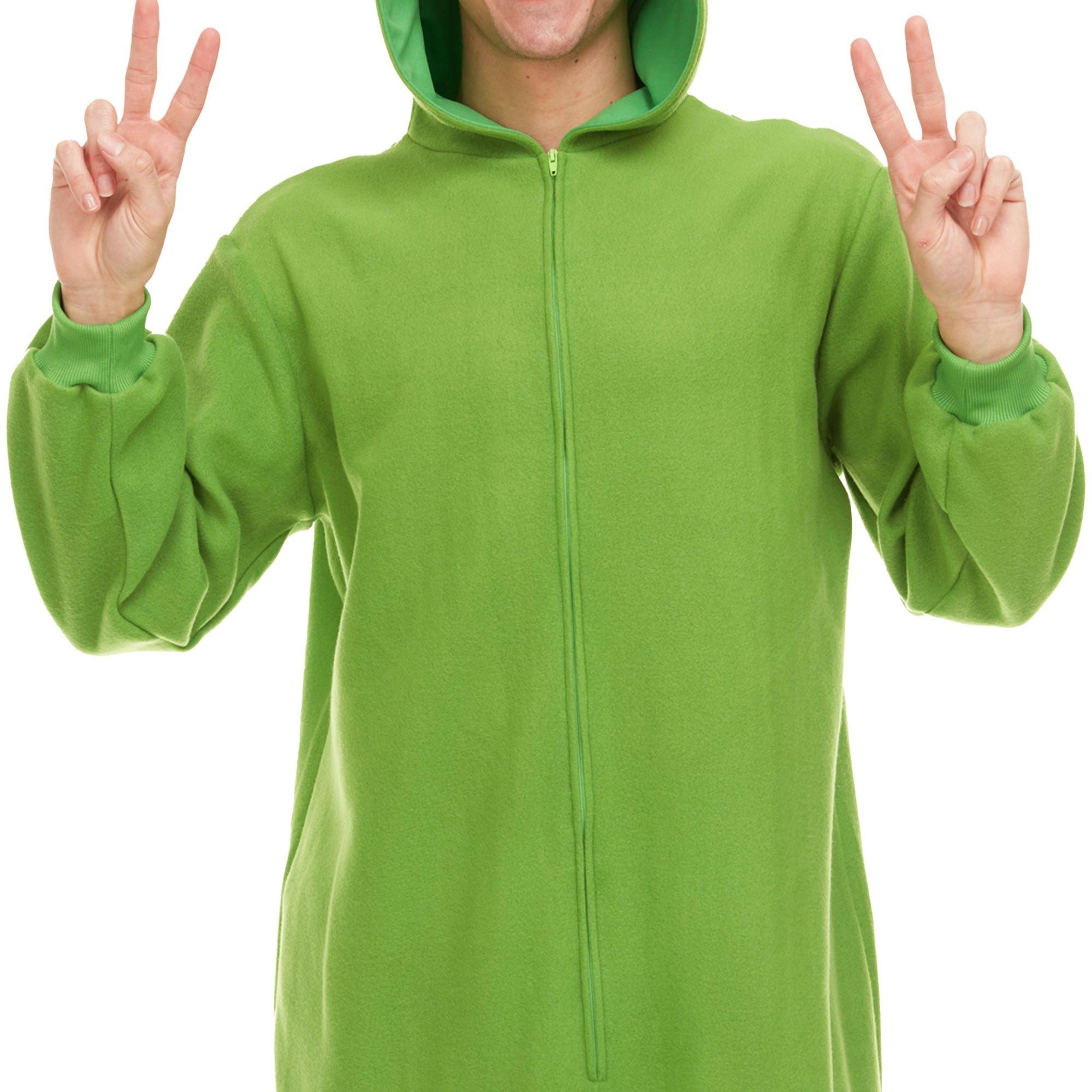 Adult Alien One Piece Zipster Costume 