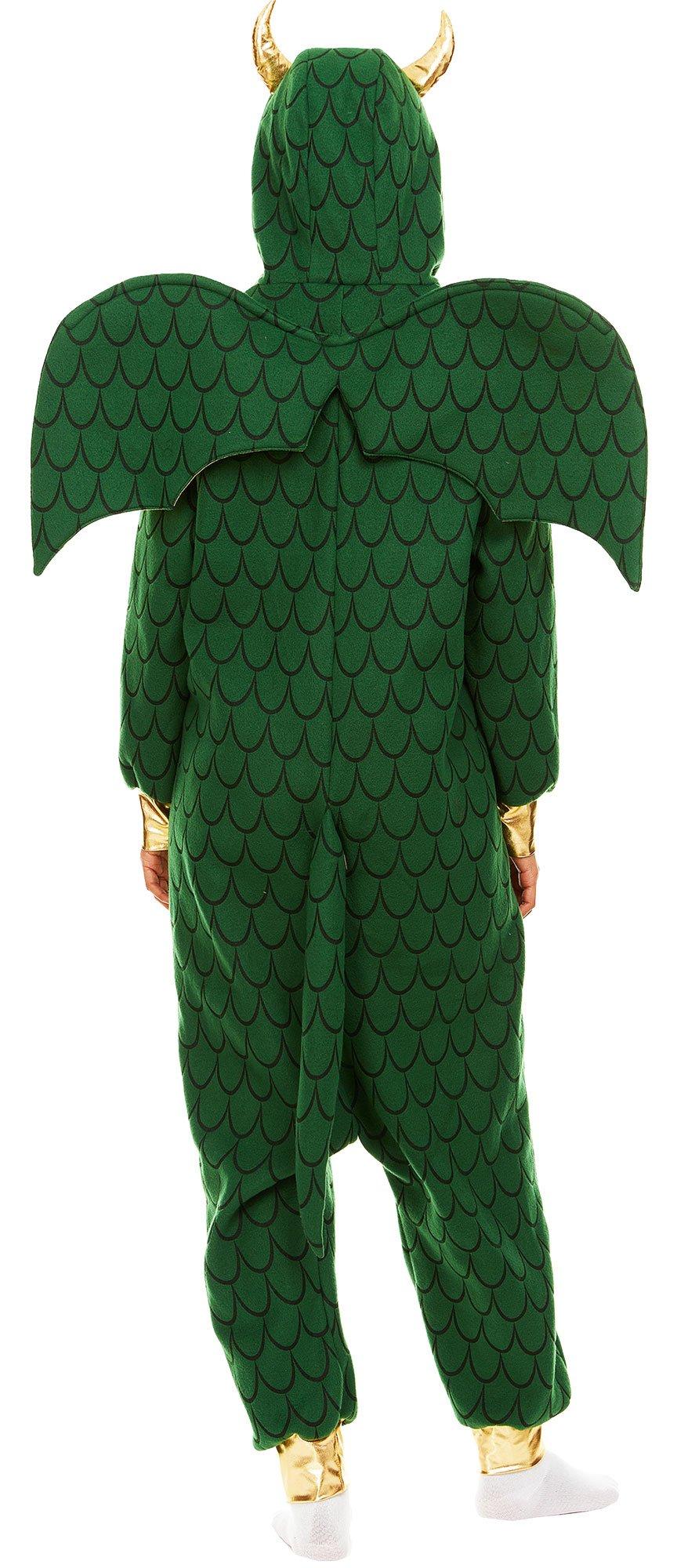 Adult Dragon One Piece Zipster Costume