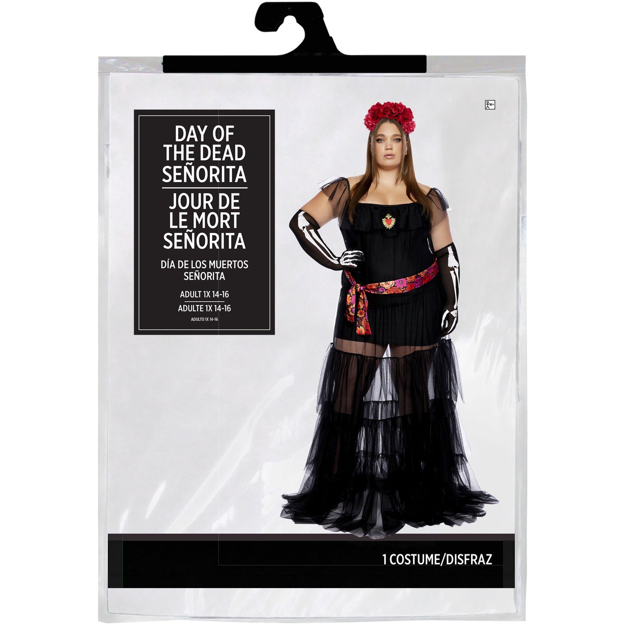 Adult Day of the Dead Señorita Costume