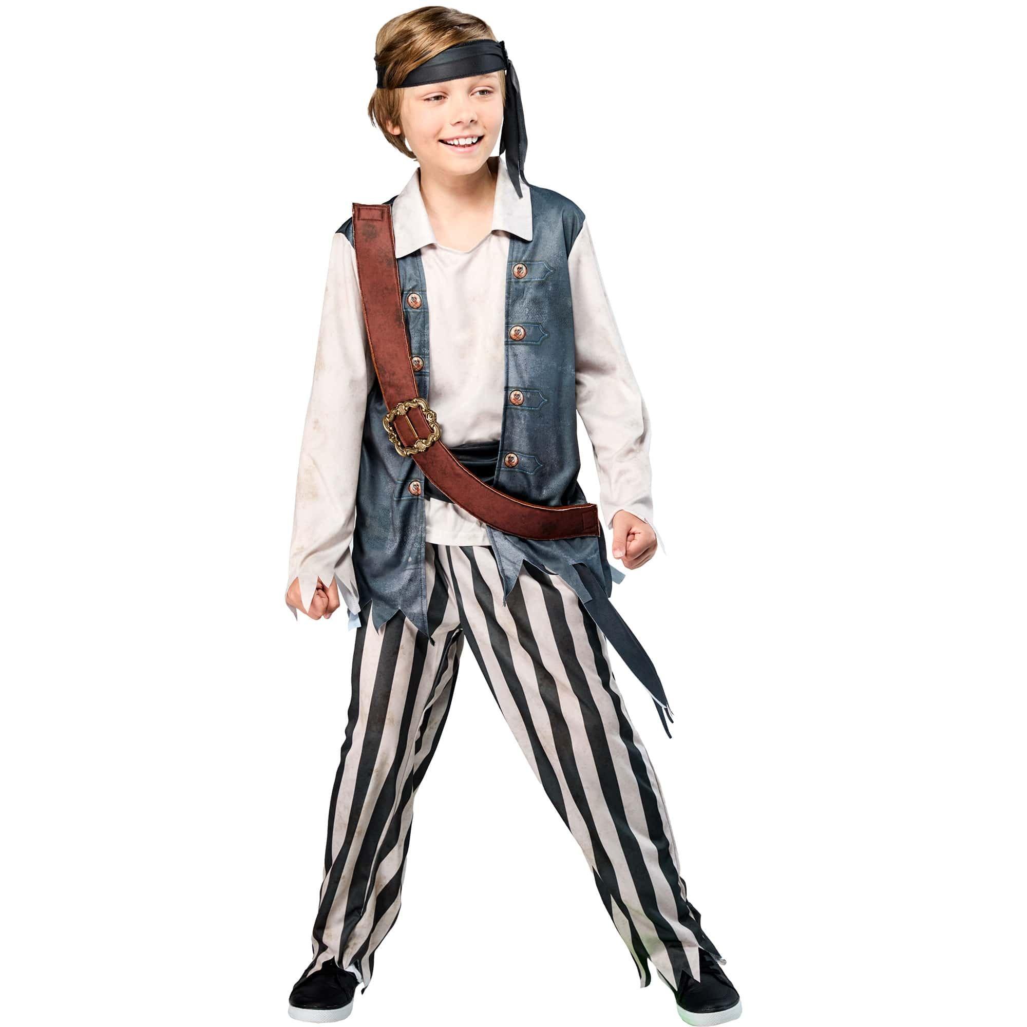 Weathered Pirate Costume &ndash; Boys