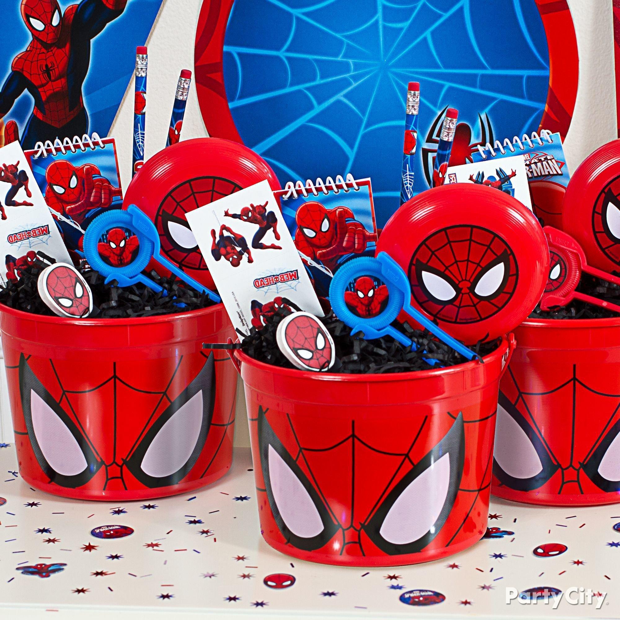 Spider-Man favor container