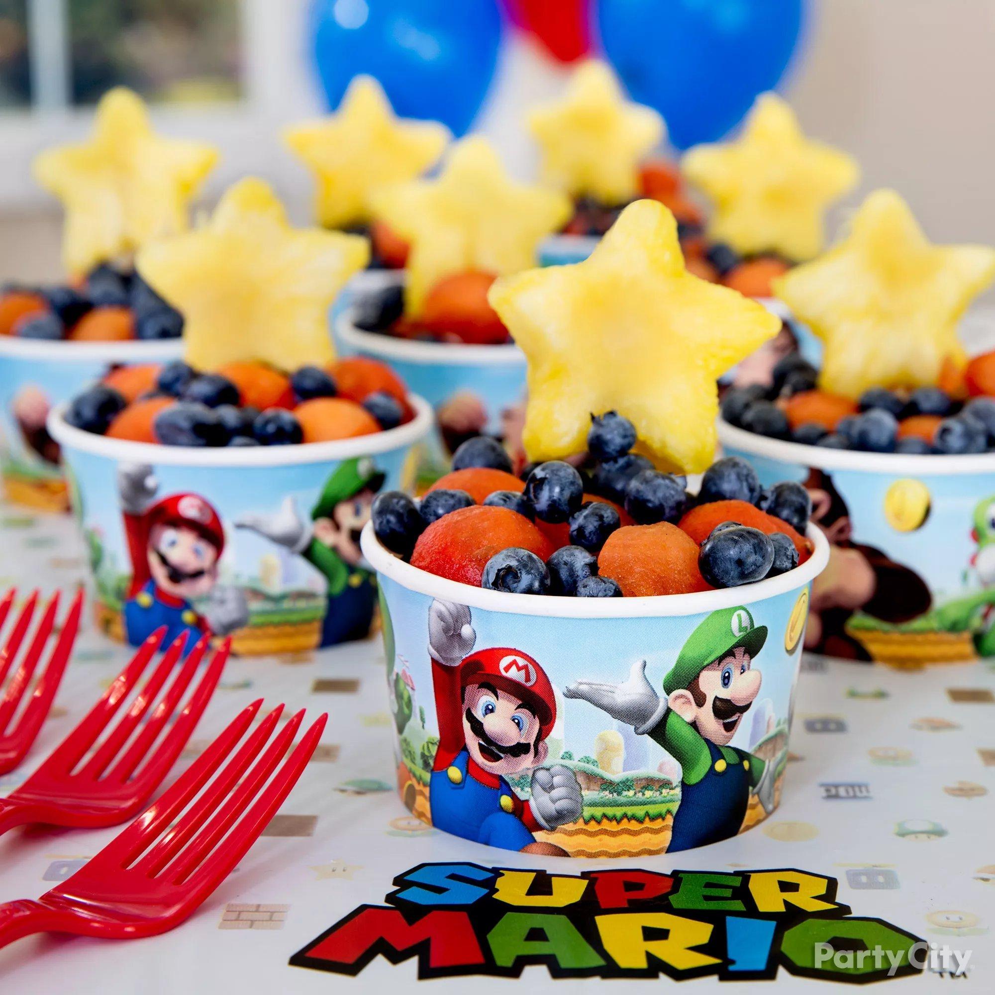 Super Mario Super Star Fruit Cups