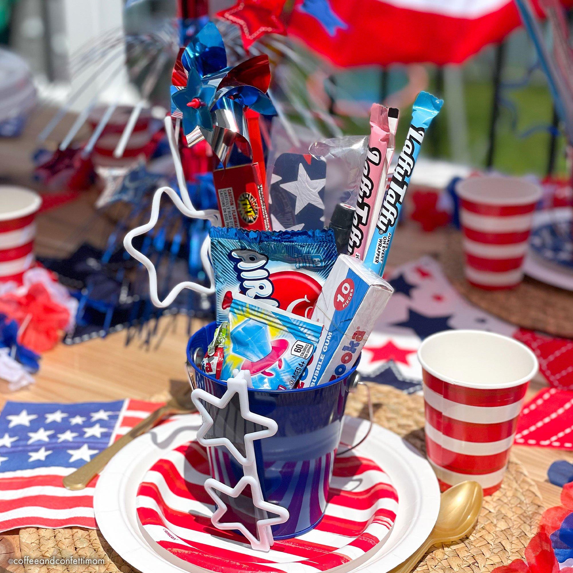 Patriotic Red, White & Blue Star Silly Straws 10ct