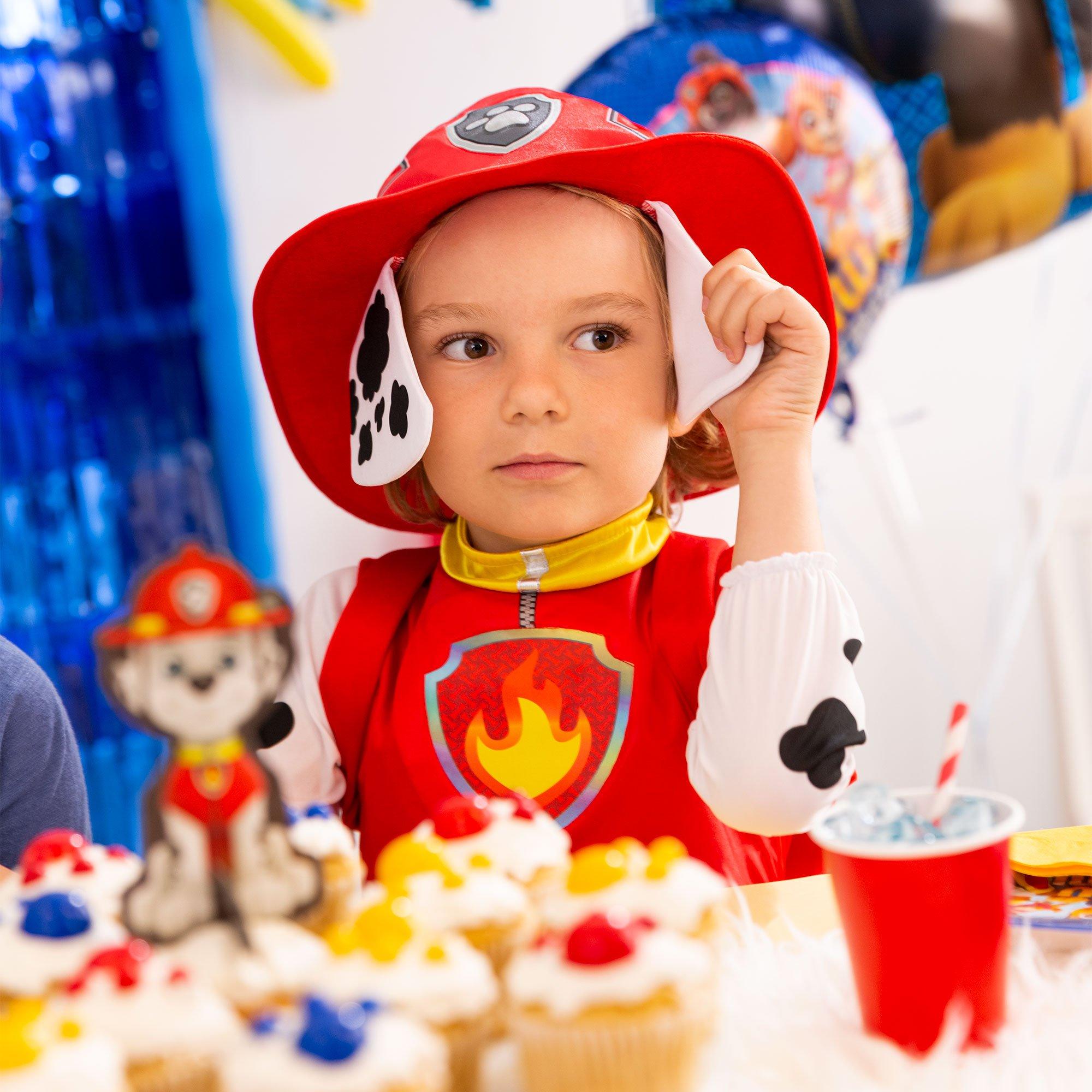 Cute DIY Paw Patrol Marshall Costume for Halloween