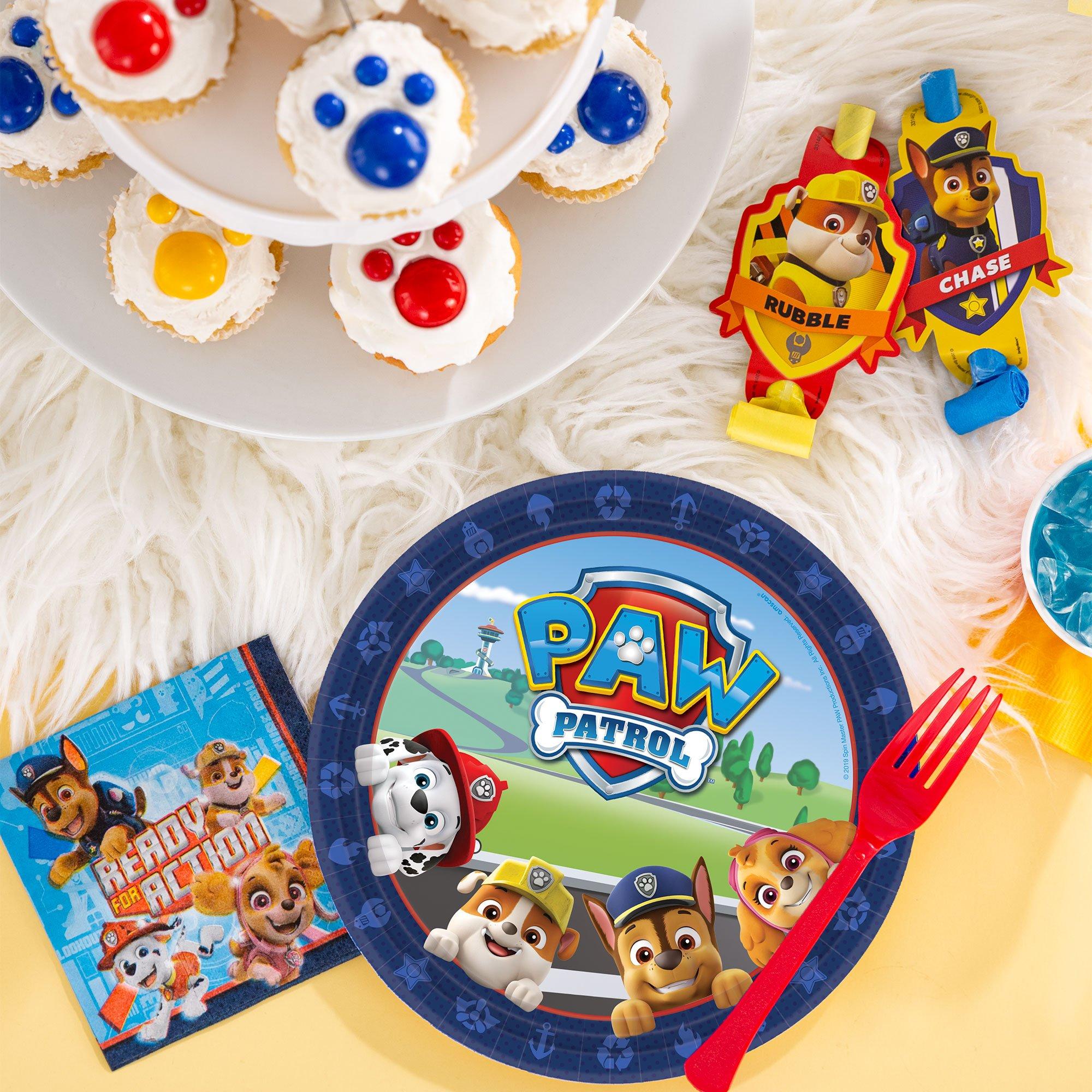  Unique Paw Patrol Dinnerware Bundle, Plates, Napkins, Table  Cover