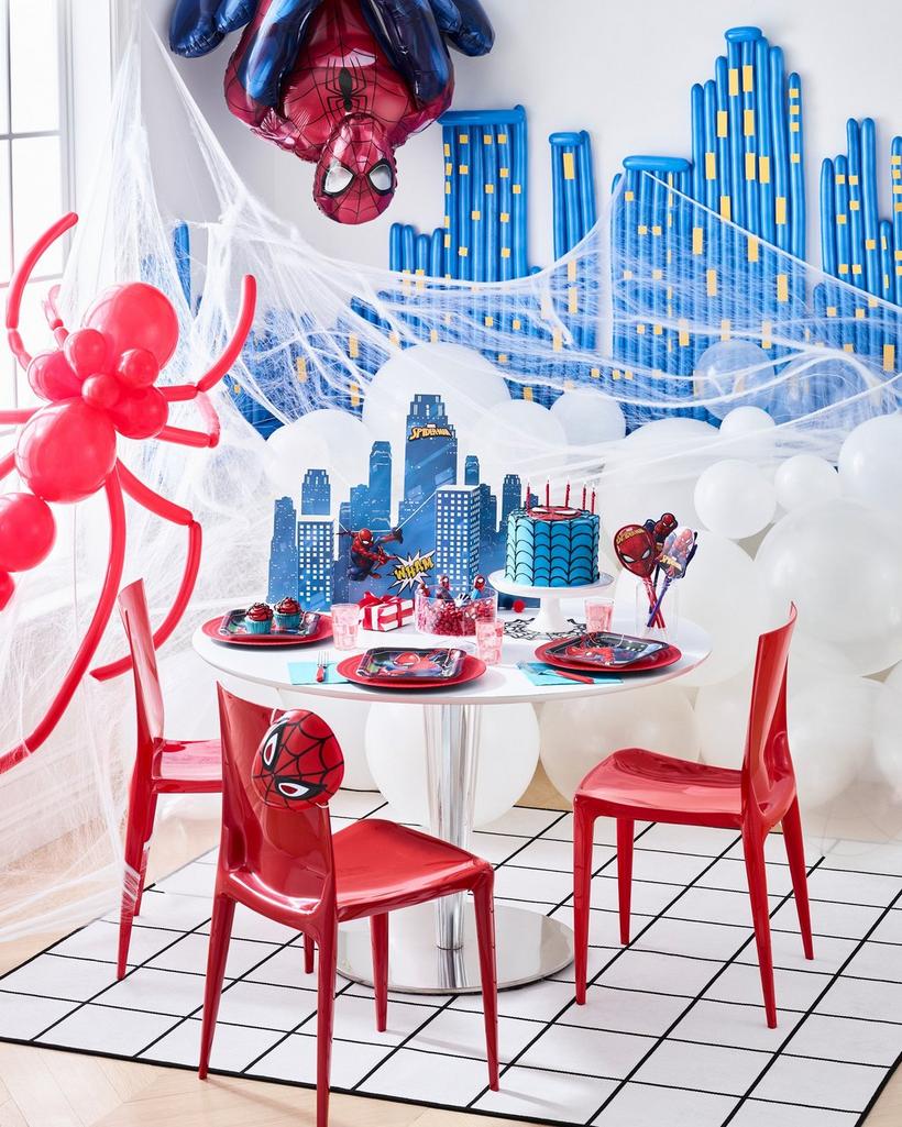 Attache Spiderman Theme Foil Balloon for Birthday Decoration items