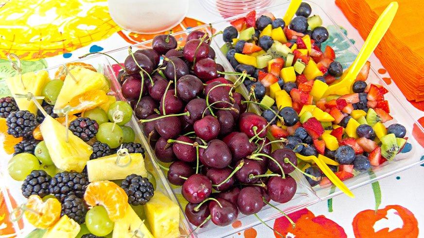 Summer BBQ Salads and Fruits