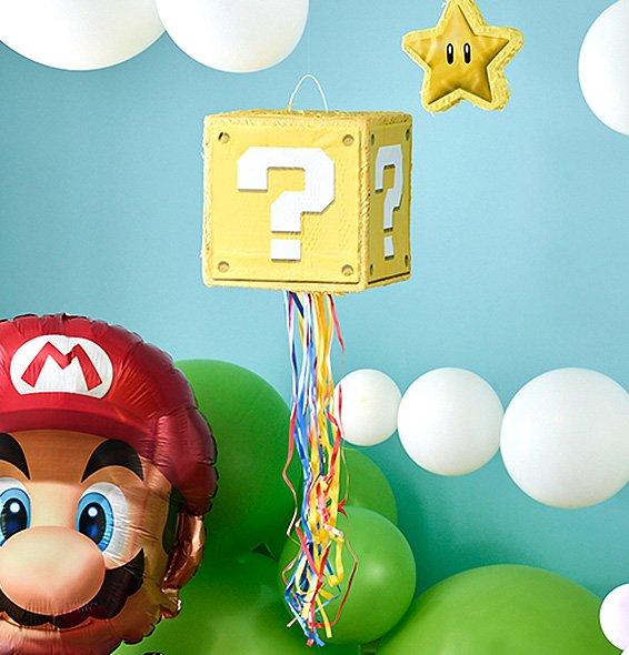 Mario pinata. Super Mario pinata. Mario birthday Party. Bross piñata. Bross  birthday Party.