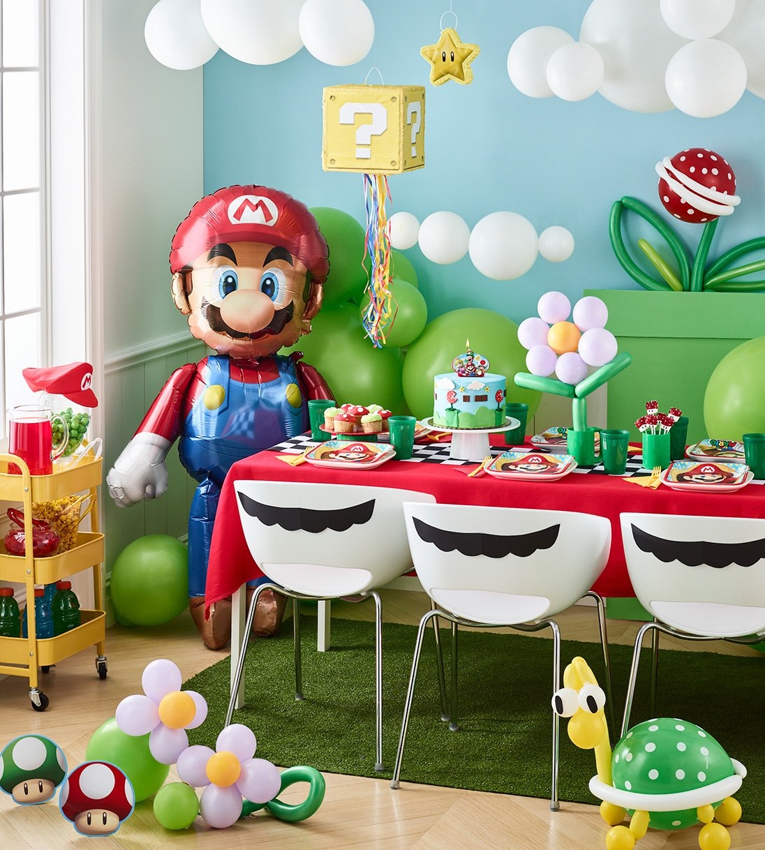 ~ Birthday Party Supplies Stationery Cards Luigi SUPER MARIO THANK YOU NOTES 8 