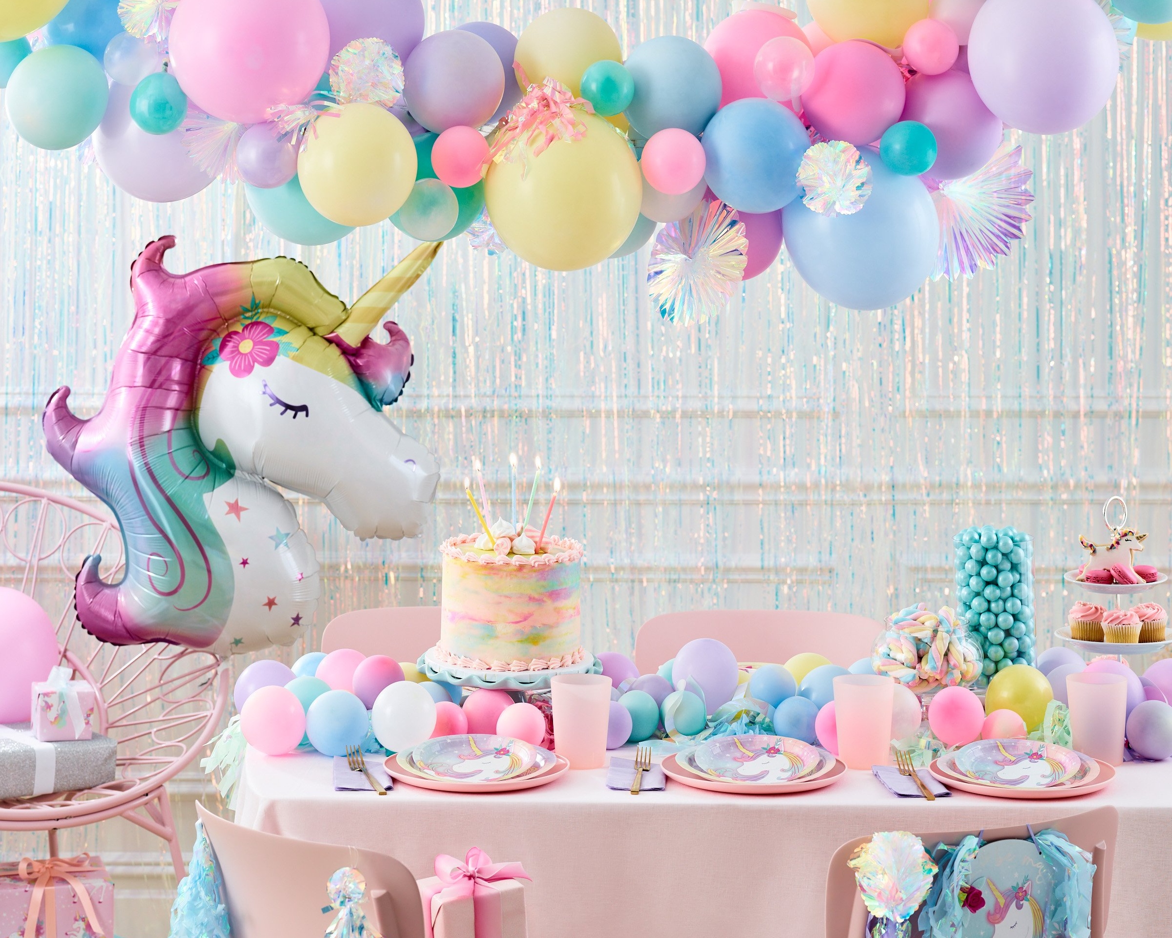 6 Unicorn Fun Balloons|Unicorn Party|Birthday Balloons|Party Balloons 