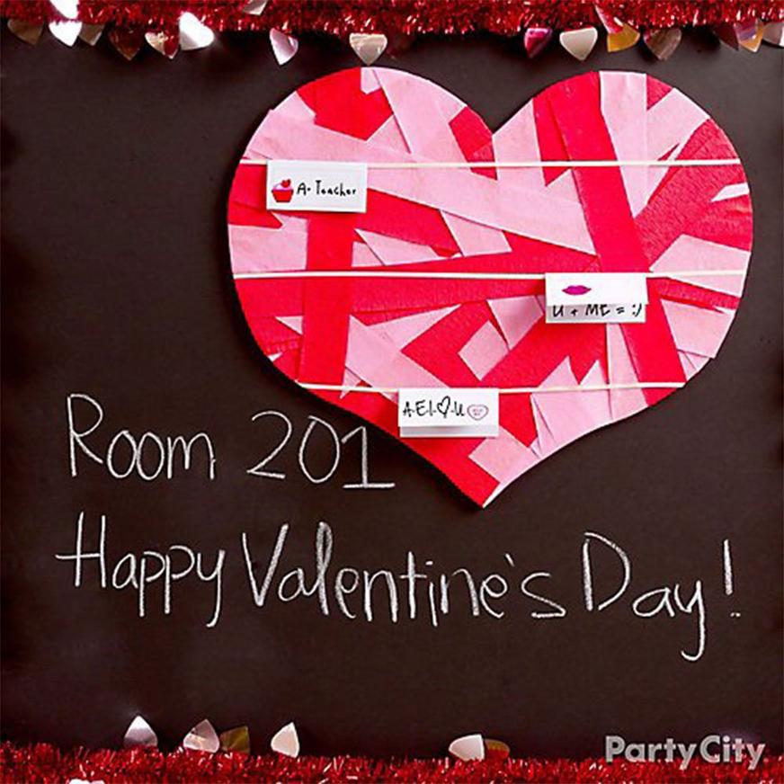 Valentine's Classroom Party Note Board