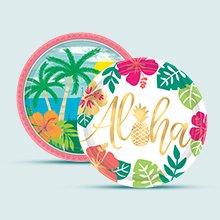Tropical LUAU party ideas - decorations, favors, treats, photo booth -  Hawaiian theme