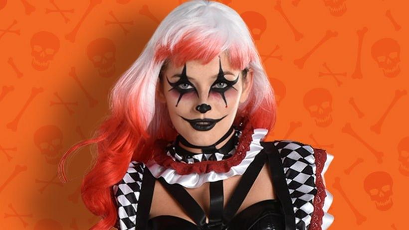 Easy Cute Clown Makeup Tutorial, Harlequin