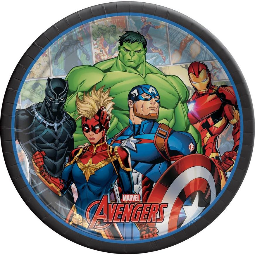 Marvel Powers Unite Lunch Plates 8ct