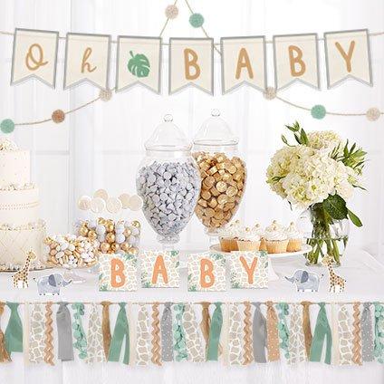 Baby Shower Welcome Sign, Greenery Gold Dinosaur Baby Shower Welcome  Poster, Jungle Theme Baby Shower Signs, Animal Theme Baby Shower, Baby  Shower