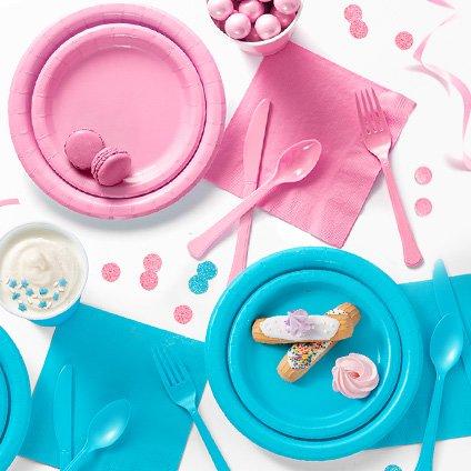 Baby Shower Solid Color Tableware