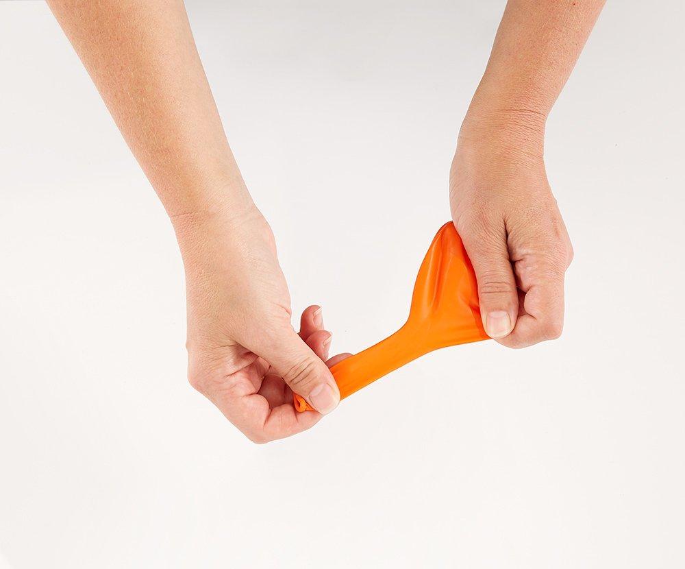 how to use balloon finger tie