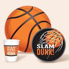 Basketball Party Supplies Tableware