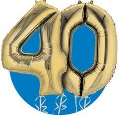 40th Birthday Balloons