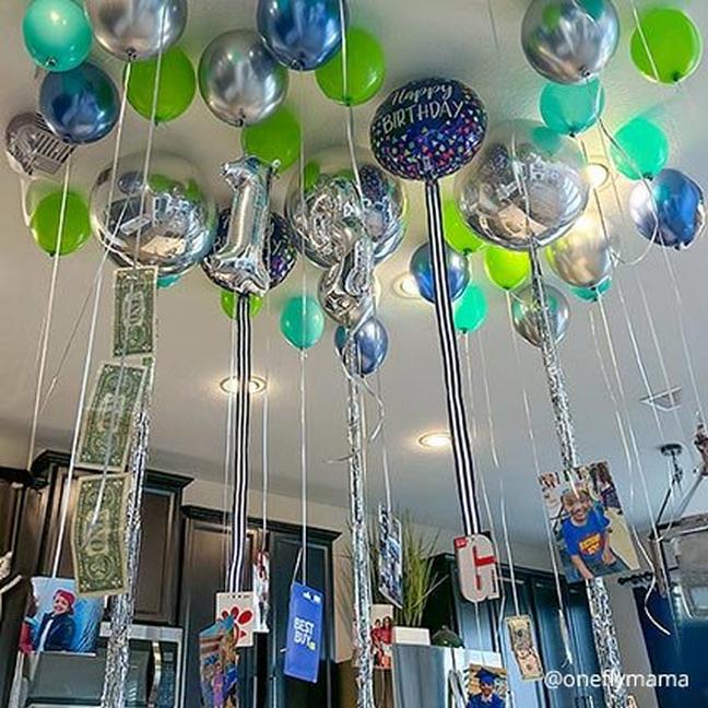 DIY Ceiling Balloons