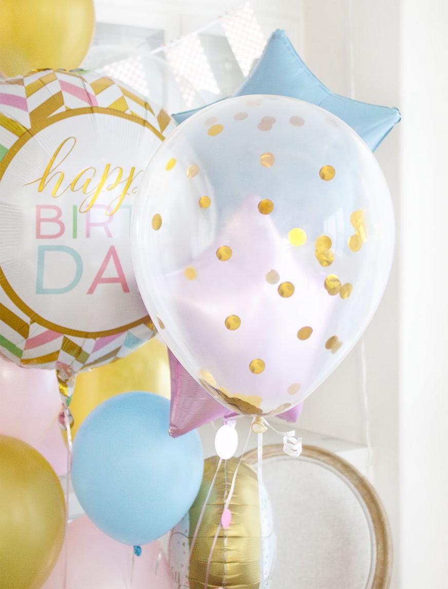 Birthday Party Balloon Guide Polka Dots