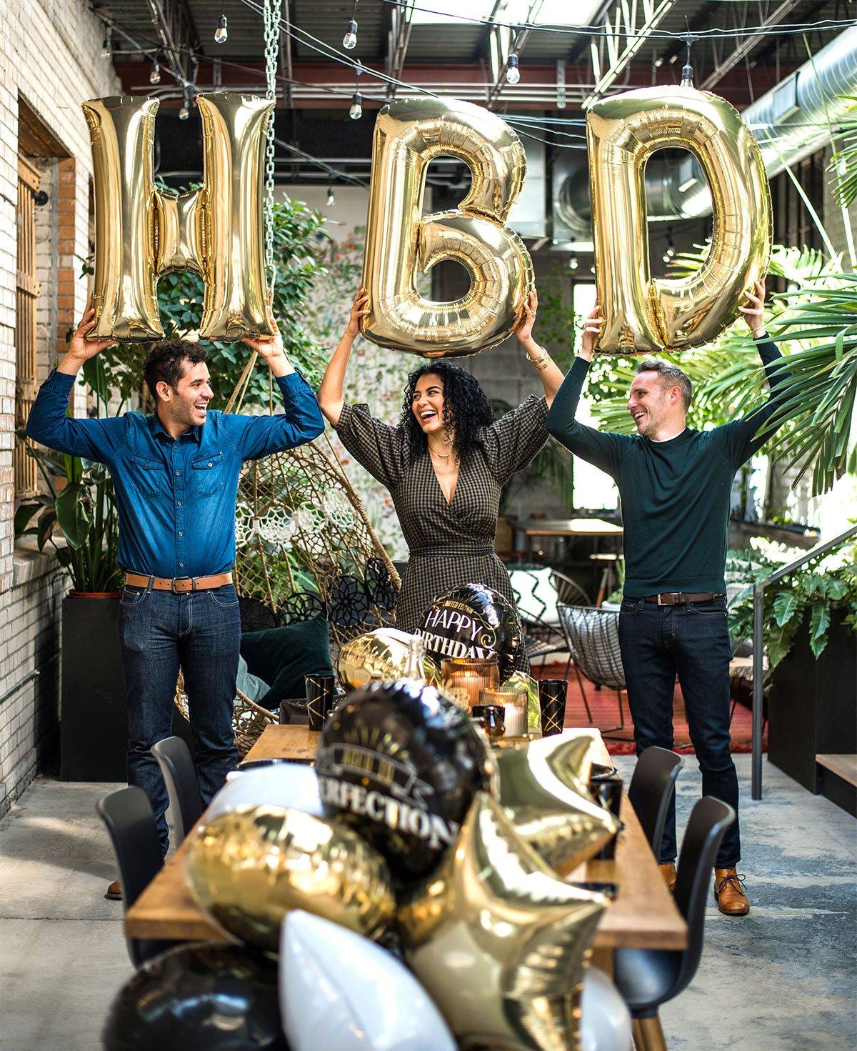 Birthday Party Balloon Guide Letters
