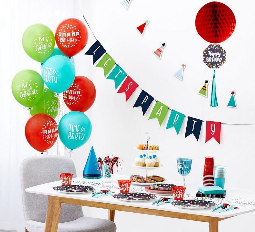 birthday table decorations for adults