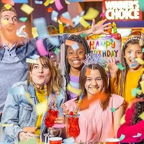 Celebrate Bdays with Main Event and Party City