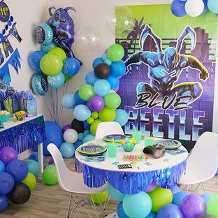 Blue Beetle Decorations & Balloons