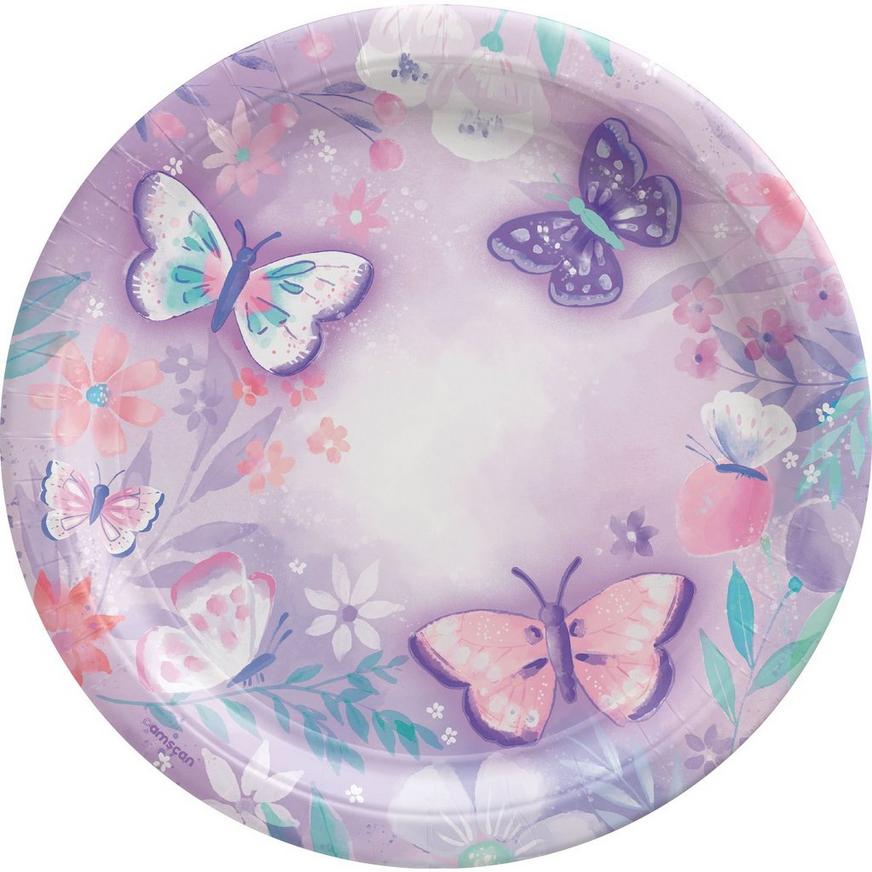 Flutter Lunch Plates, 9in, 8ct