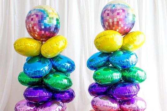 17 Underground Formal Balloon Decor Ideas  balloons, party decorations,  balloon decorations
