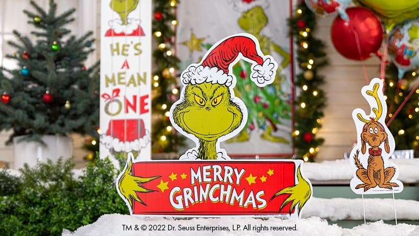 Grinch Theme Party Supplies