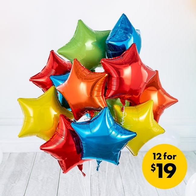 Foil Balloons - 12 for $19