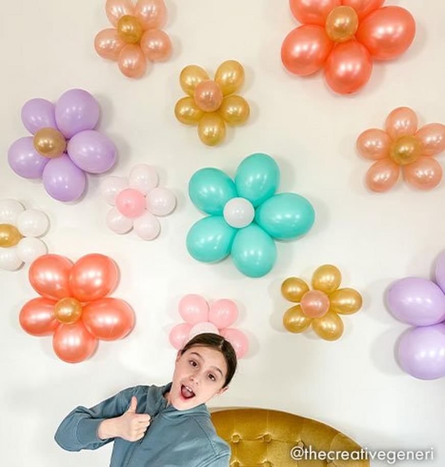 how to make balloon flower decorations
