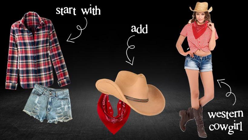 DIY Cowgirl Costume