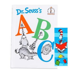 Cobertor De Velo Padrão ABC do Dr. Seuss com palavras