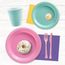 Easter Solid Color Tableware Theme